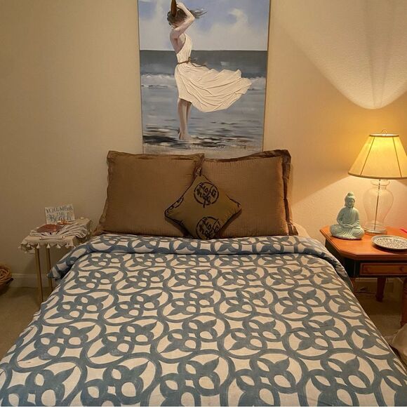 Custom Silk Textured Gold Euro Pillows, Set of 2 - Picture 1 of 7